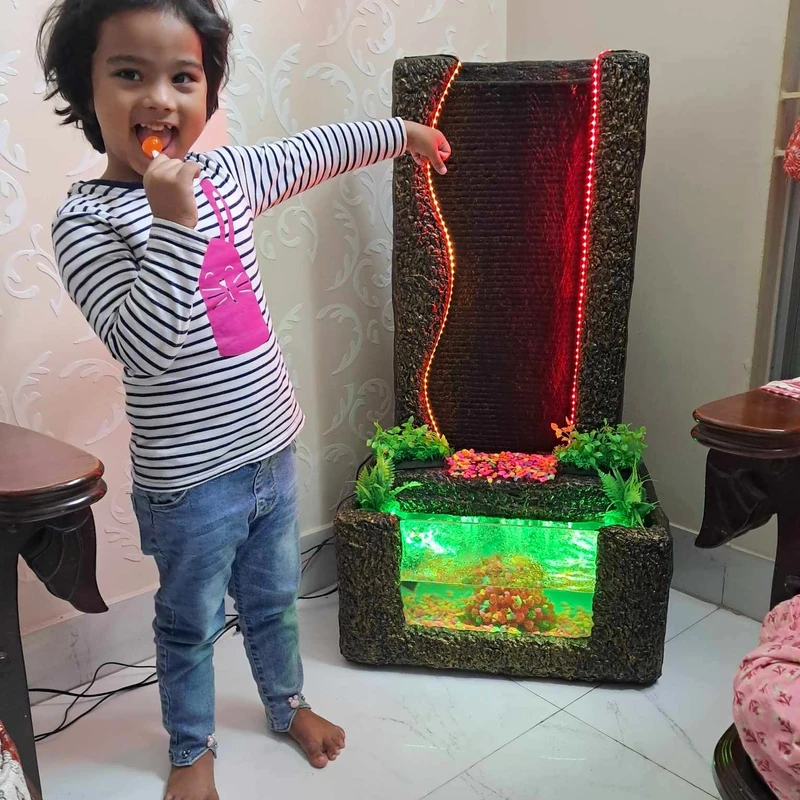 💙EI Waterfall Fountain with Aqurium system ⛲🐟🐠