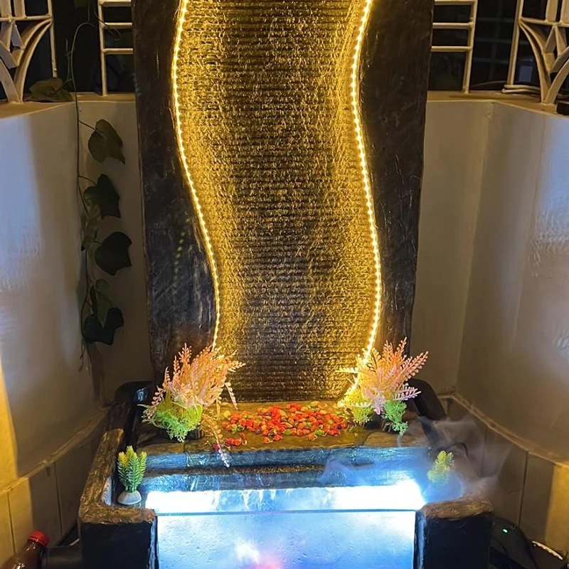 S Waterfall Fountain with Aqurium System - Image 3