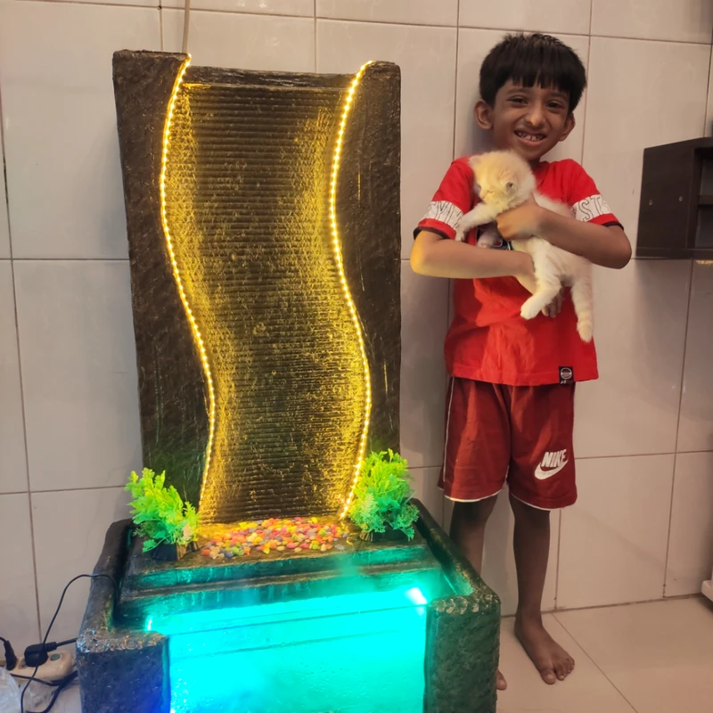 S Waterfall Fountain with Aqurium System - Image 4