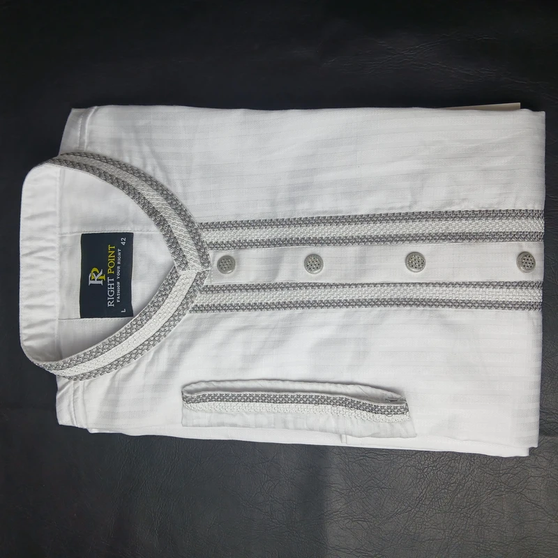 Premium Men's Embroidery Panjabi - Image 5