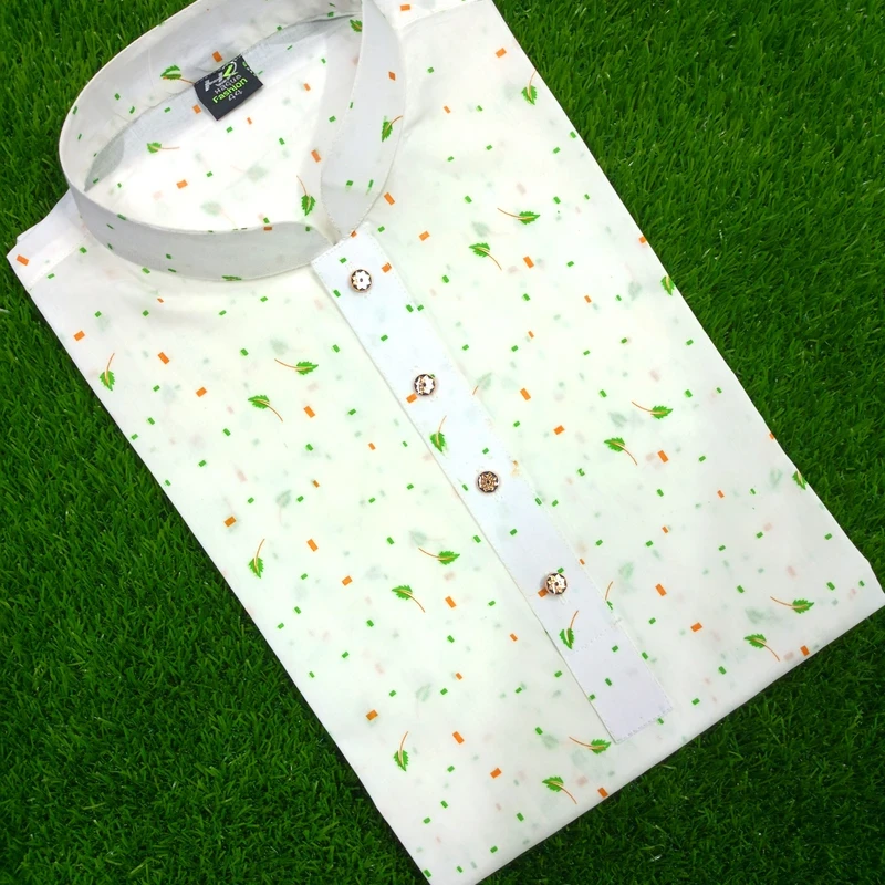 Dhuti Cotton Panjabi Green Code - 009