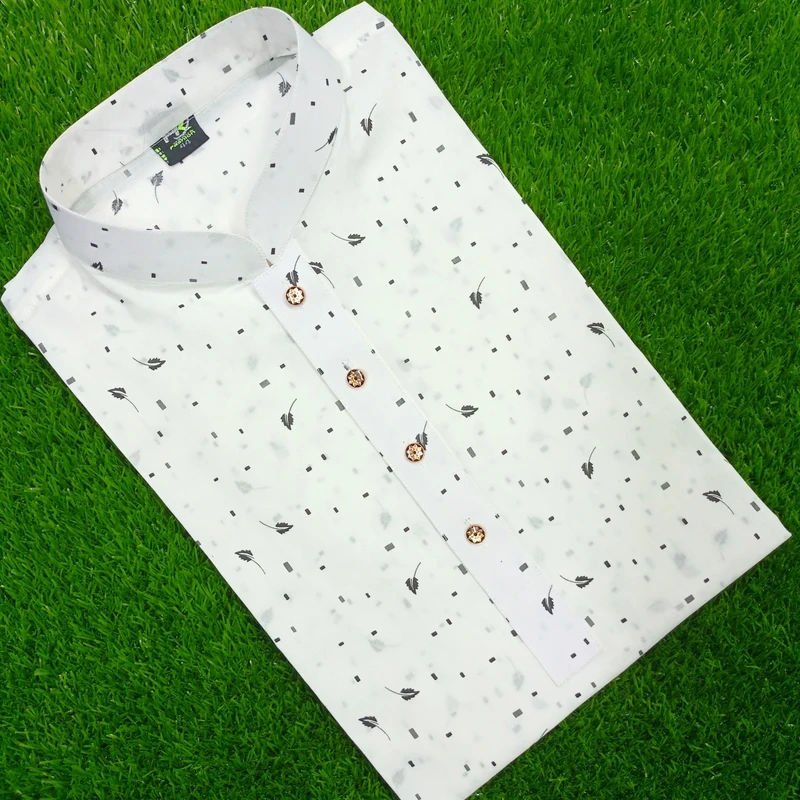 Dhuti Cotton Panjabi Black Code - 007