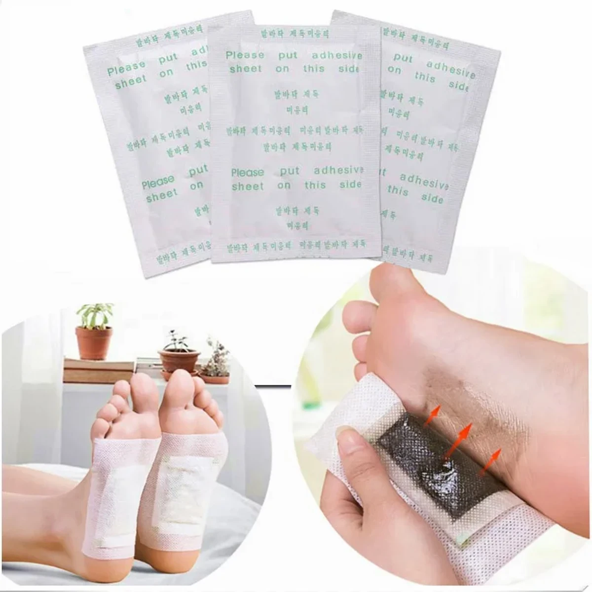 6 Packet ( Free Delivery Charge ) Kinoki Detox Foot Pads - Thumbnail 3