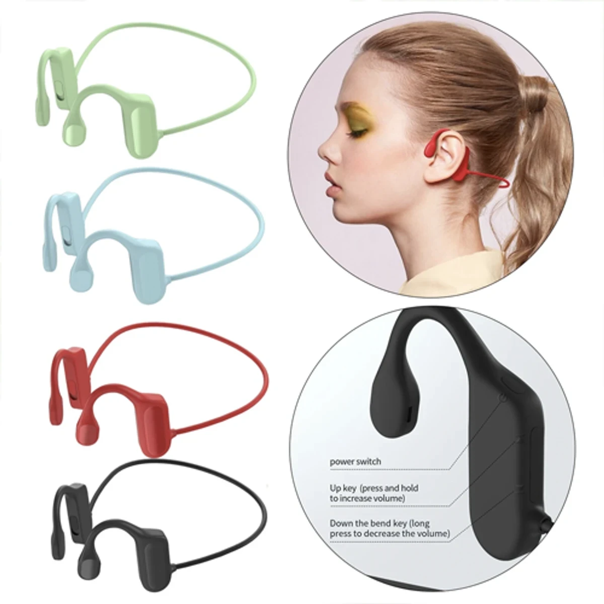 Waterproof BL09 Bluetooth Earphone - Thumbnail 3