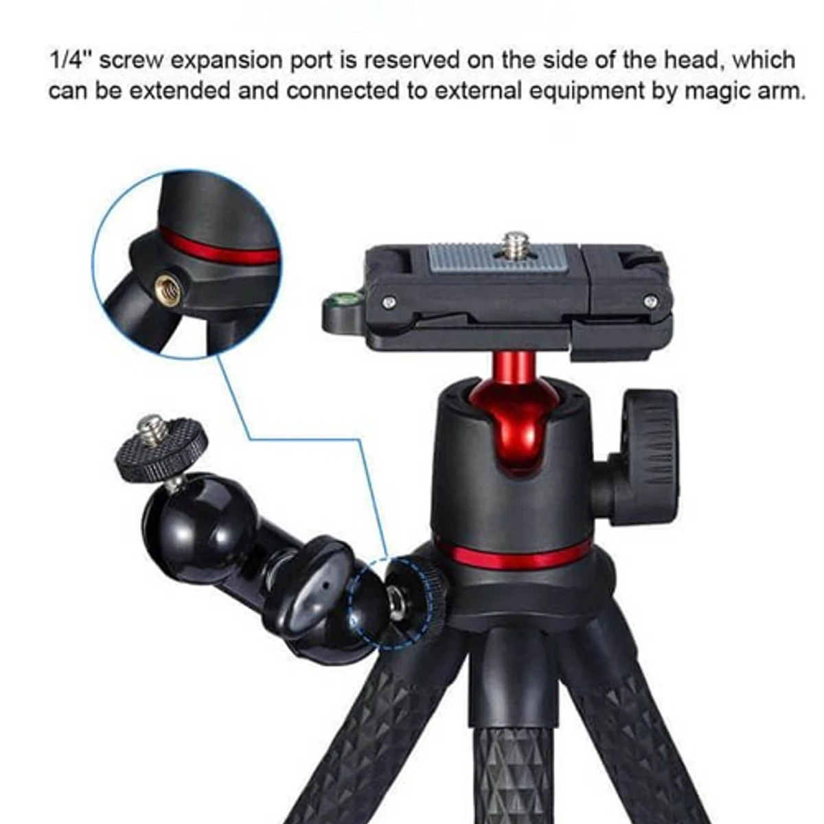 Ulanzi MT11 Octopus Tripod For DSLR Camera & Smartphones - Thumbnail 3