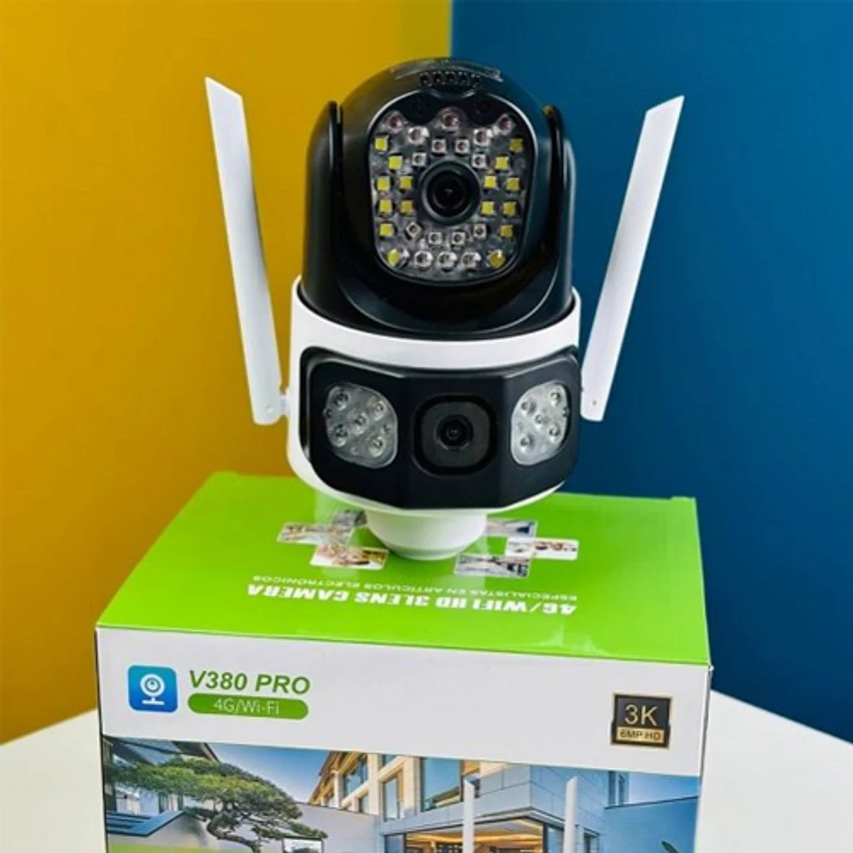 V380 Pro Wifi 3 Lens HD IP Camera - Thumbnail 3