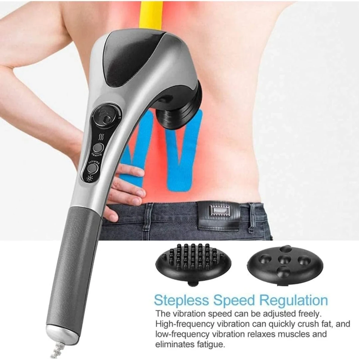 Double Heads Heating Massager - Thumbnail 4