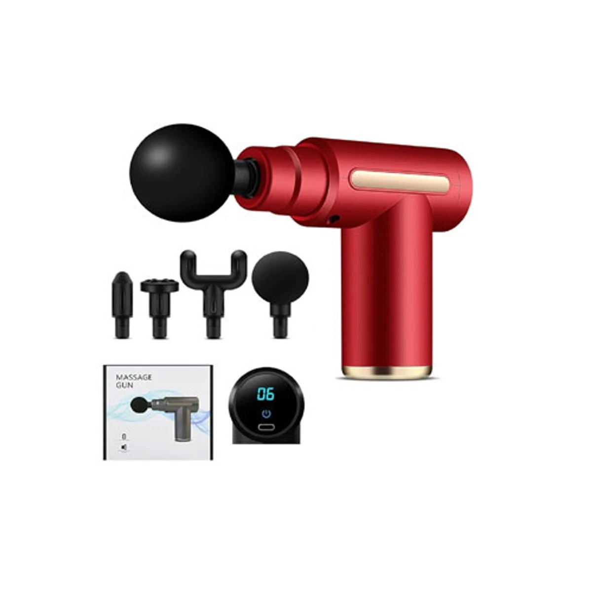 5 in 1 Gun Massager Rechargeable (1 year warranty ) - Thumbnail 7
