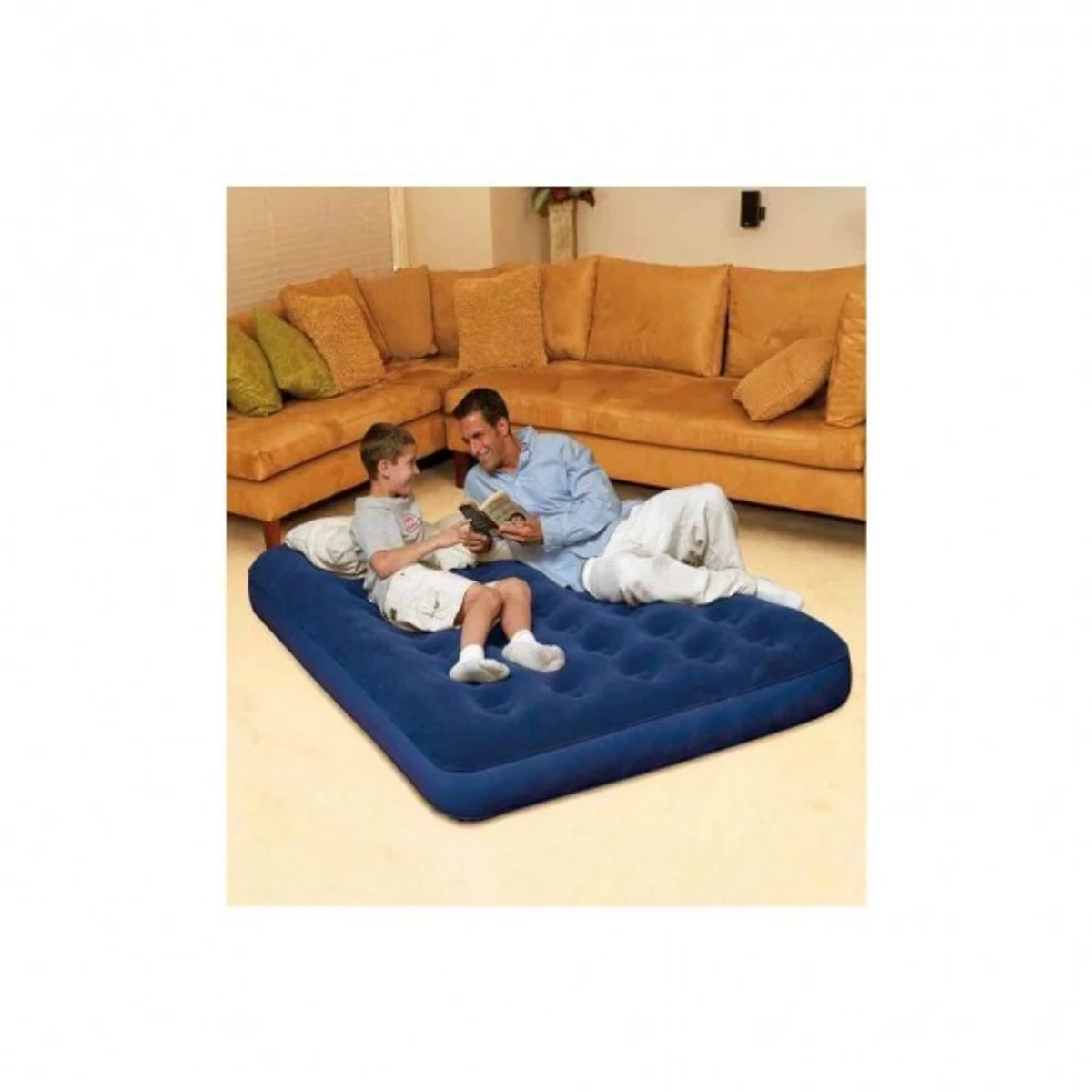 Double Air Bed With Pumper - Thumbnail 3