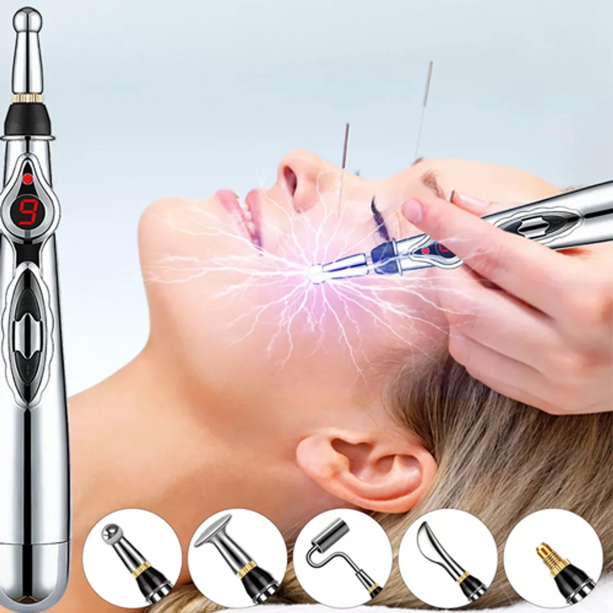 Acupuncture Magnet Therapy Heal Massage Pen - Thumbnail 5