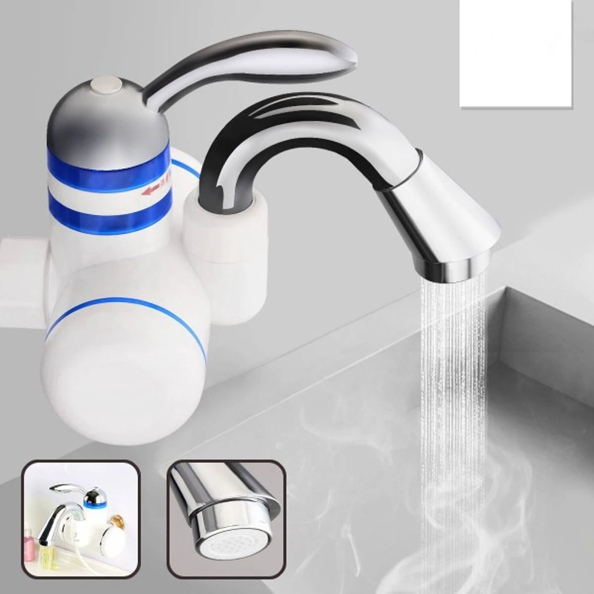 Hot Water Tap Analog Wall Mount - Thumbnail 3