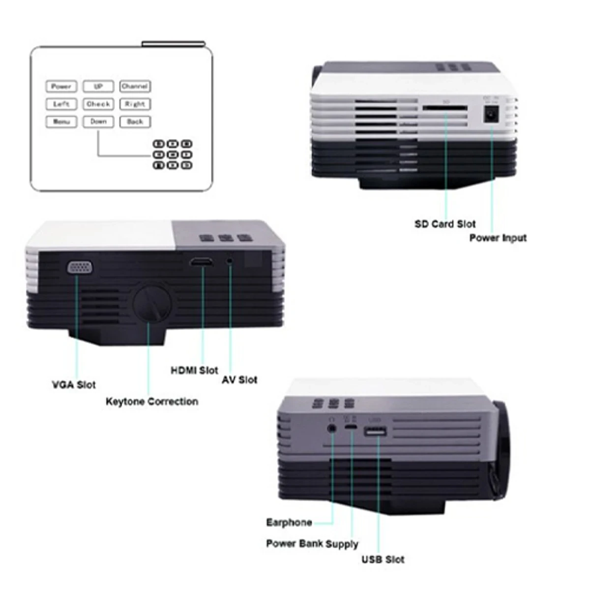 GM50 Portable Mini Video Projector - Thumbnail 5