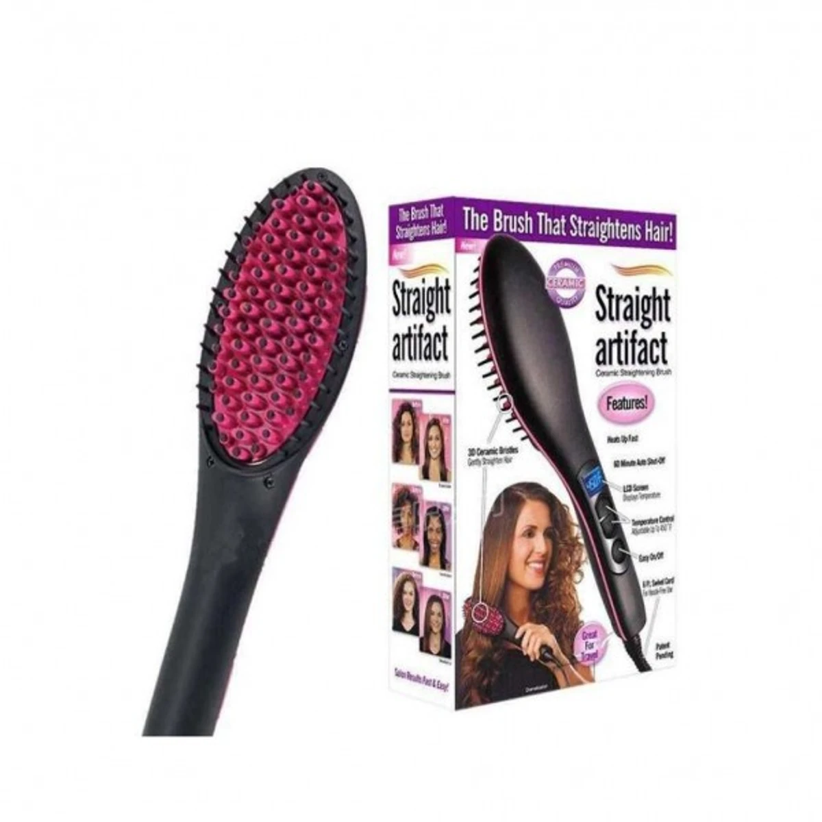 Hair Straightener Brush - Thumbnail 3