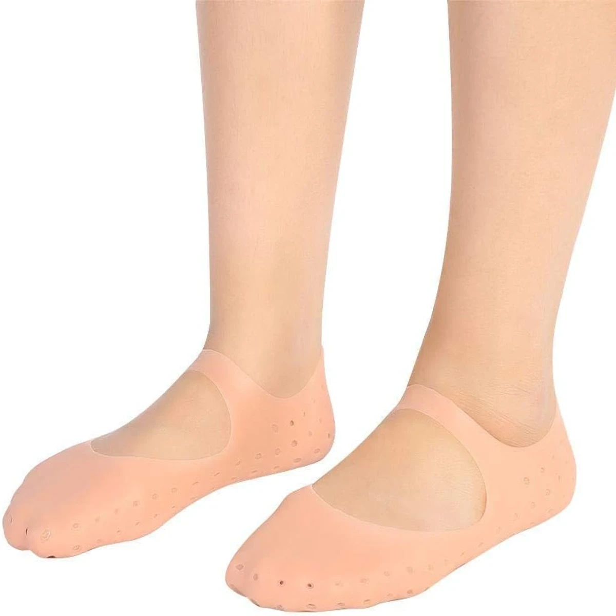 Full Length Silicone Gel Hidratante Sock Foot Care Treatment - Thumbnail 3