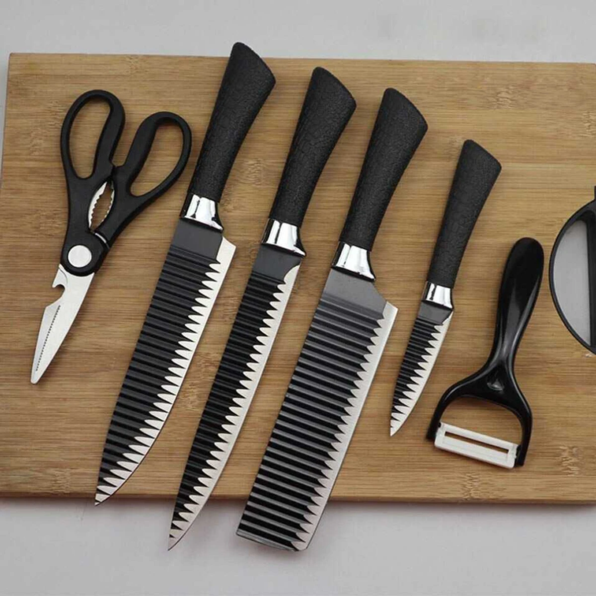 High Quality Kitchen Knife Set 6 in 1 - Thumbnail 3