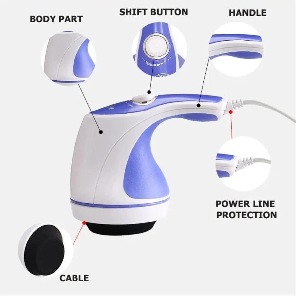 Relax & Spin Tone Full Body Massager - Thumbnail 3