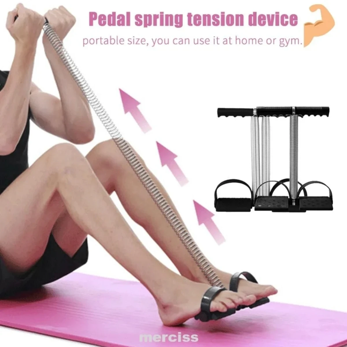 Double Spring Tummy Trimme - Thumbnail 4