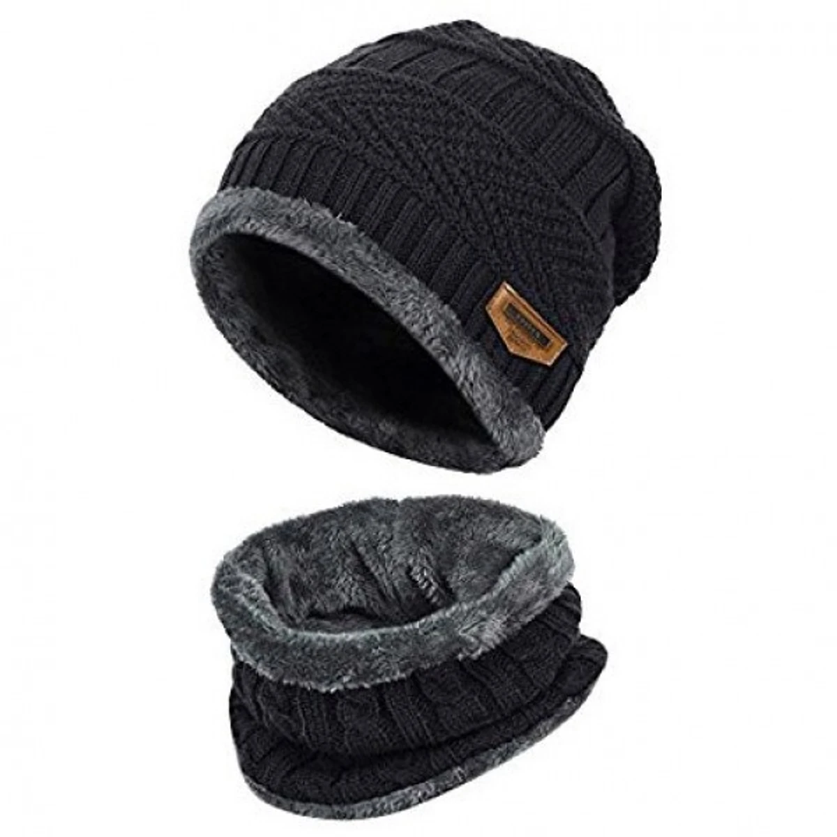 Winter Cap Black - Thumbnail 3