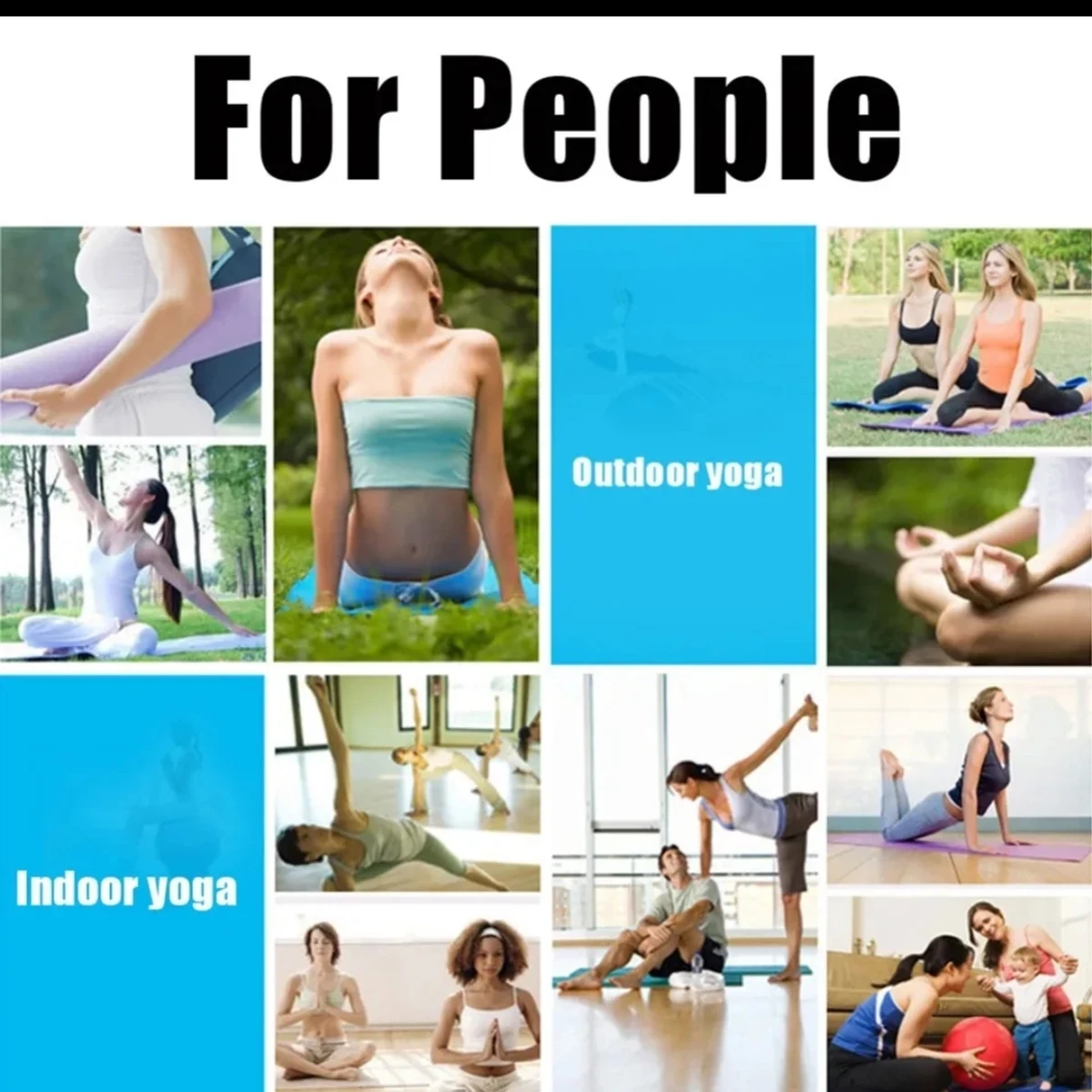 Yoga mat 3 fit by 6 Fit High Quality - Thumbnail 4