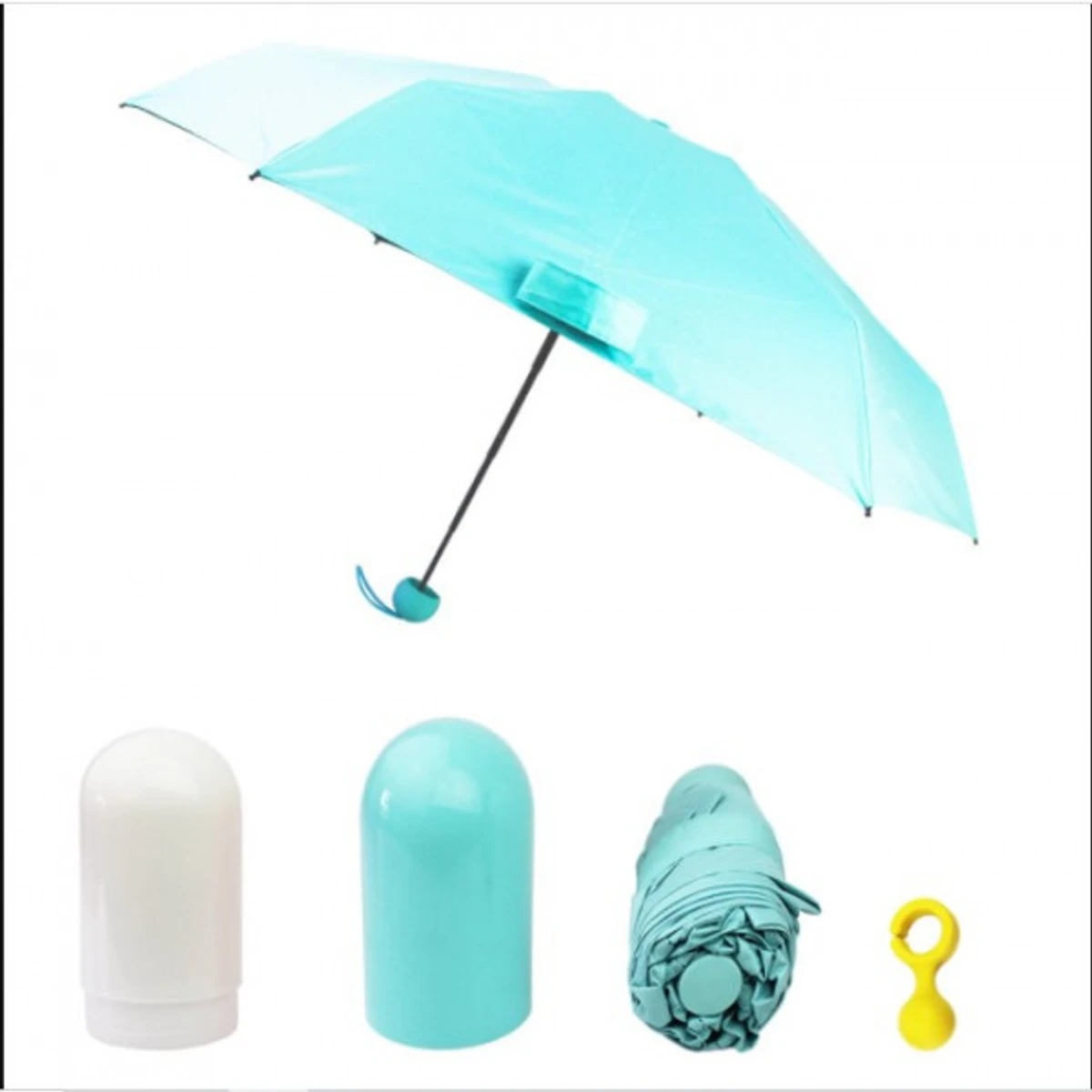 Folding Capsule Umbrella - Thumbnail 3