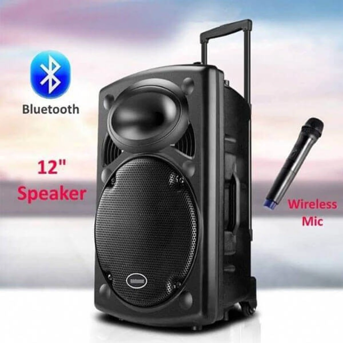 Rechargeable Bluetooth Trolly Speaker - Thumbnail 5
