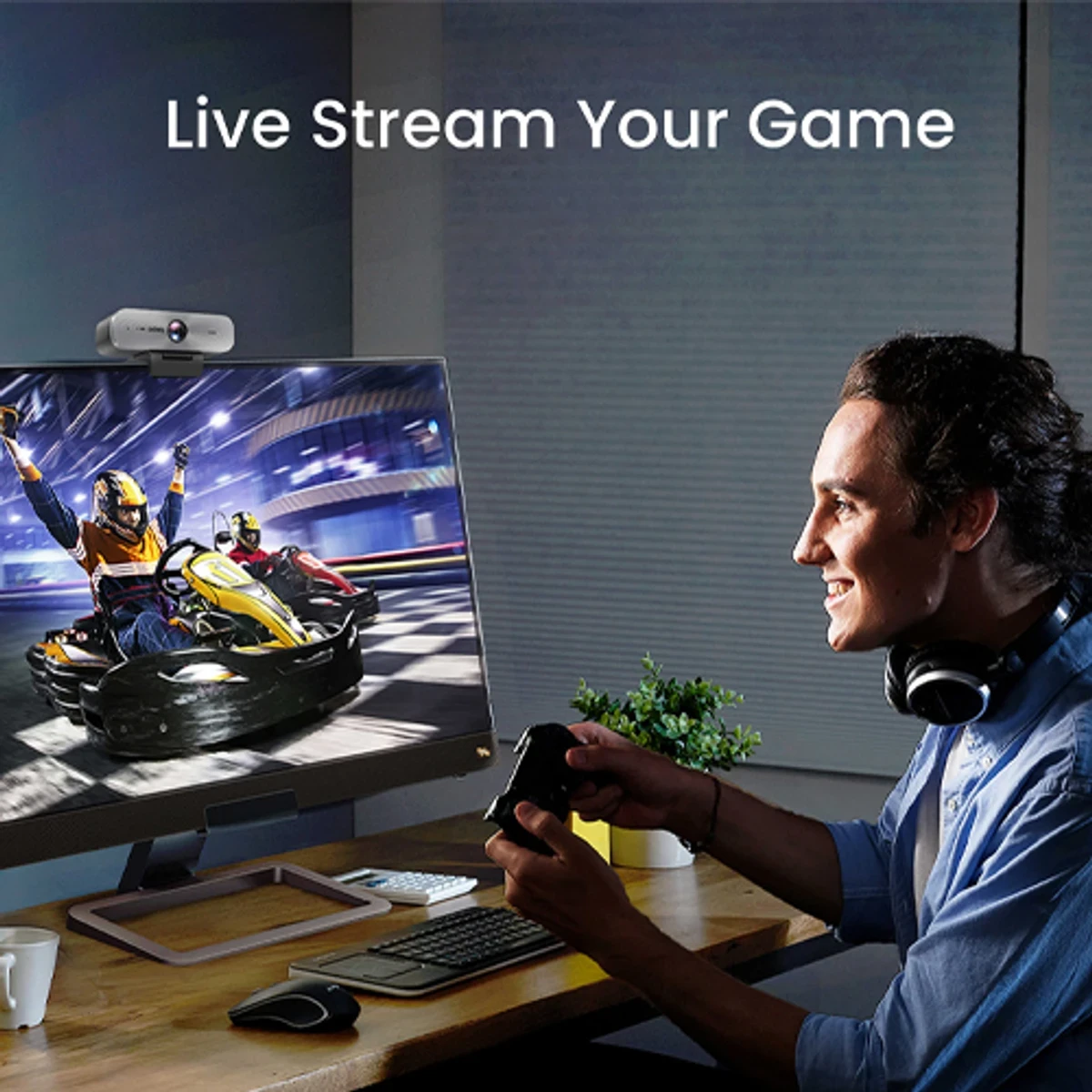 BenQ DVY31 Zoom Certified Full HD Business Webcam - Thumbnail 5