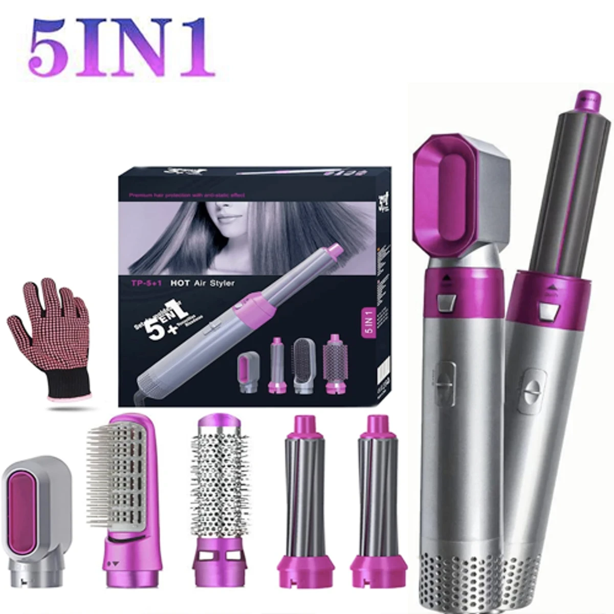 5-in-1 Hot Air Hair Styler - Thumbnail 4