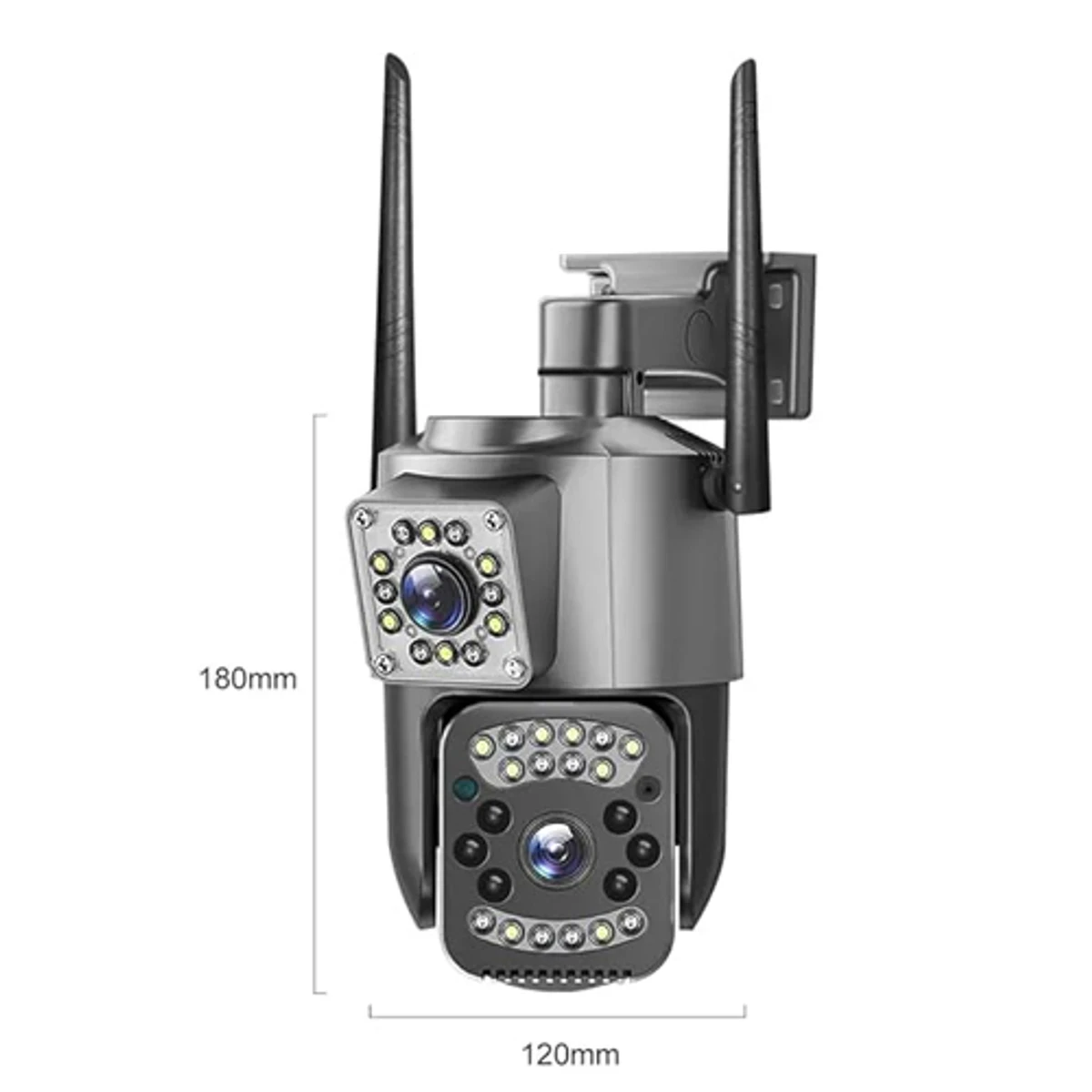 V380 WiFi Dual Lens Security Smart Ip Camera - Thumbnail 5