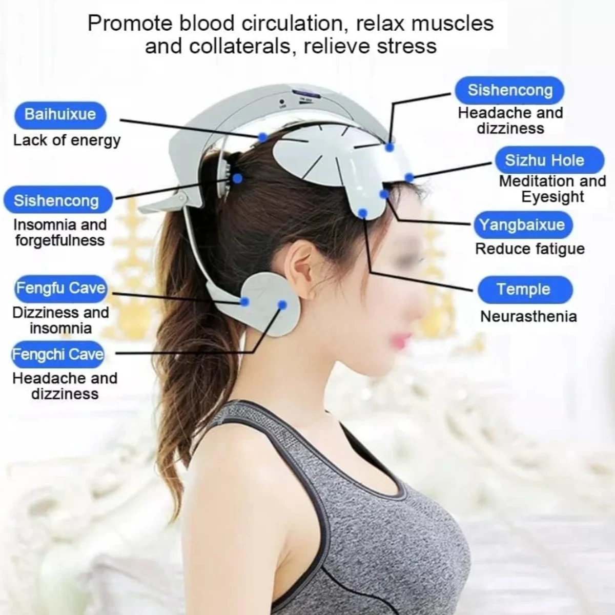 Electric Head Massage & Relax Brain Acupuncture - Thumbnail 4