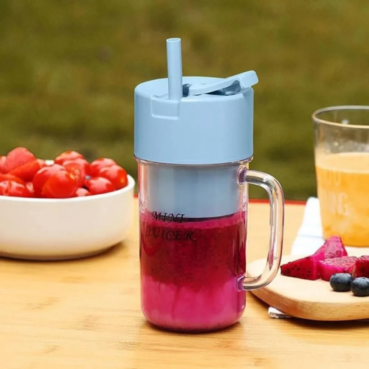 Crusher Juicer Mini Juice Cup-340 Ml - Thumbnail 3