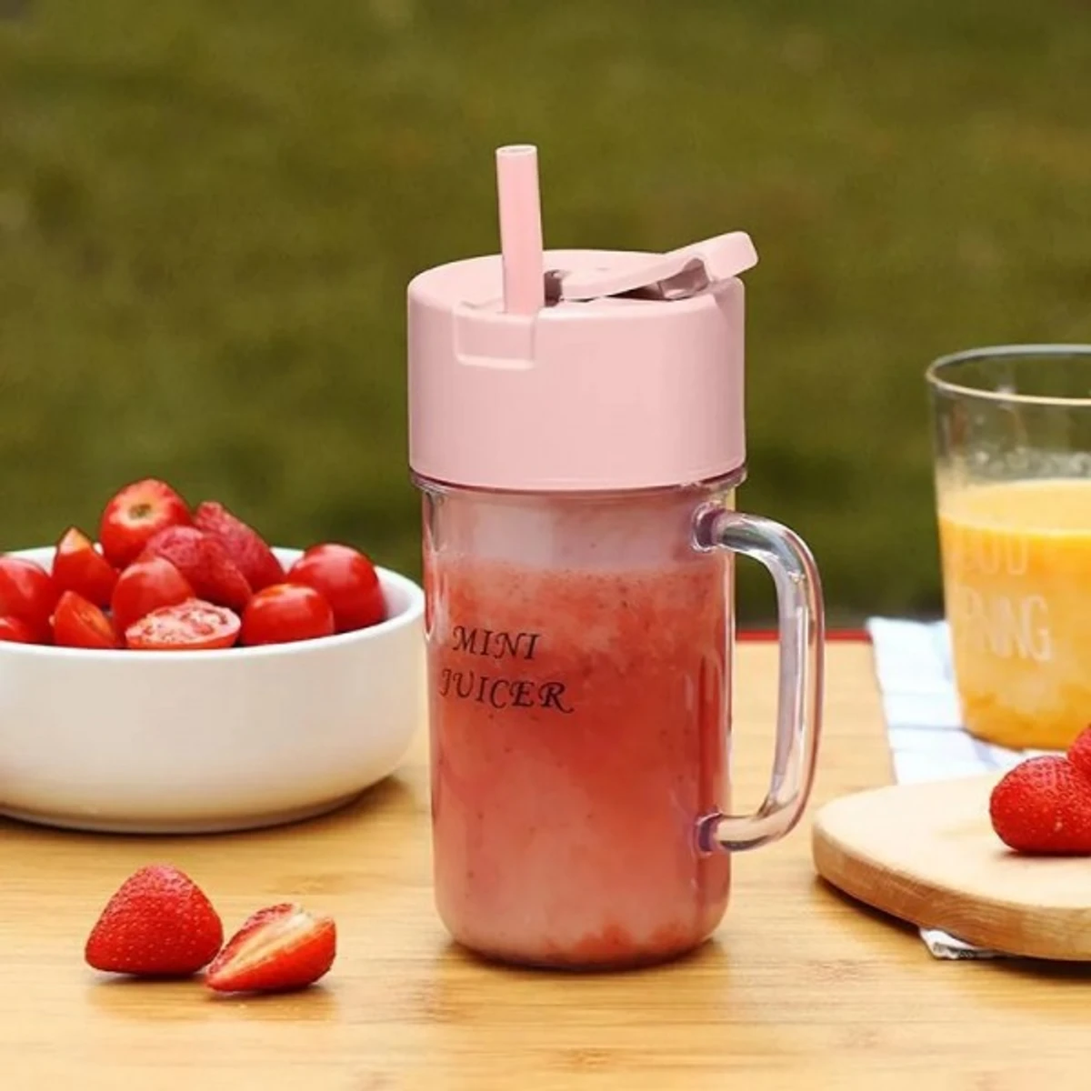Crusher Juicer Mini Juice Cup-340 Ml - Thumbnail 4
