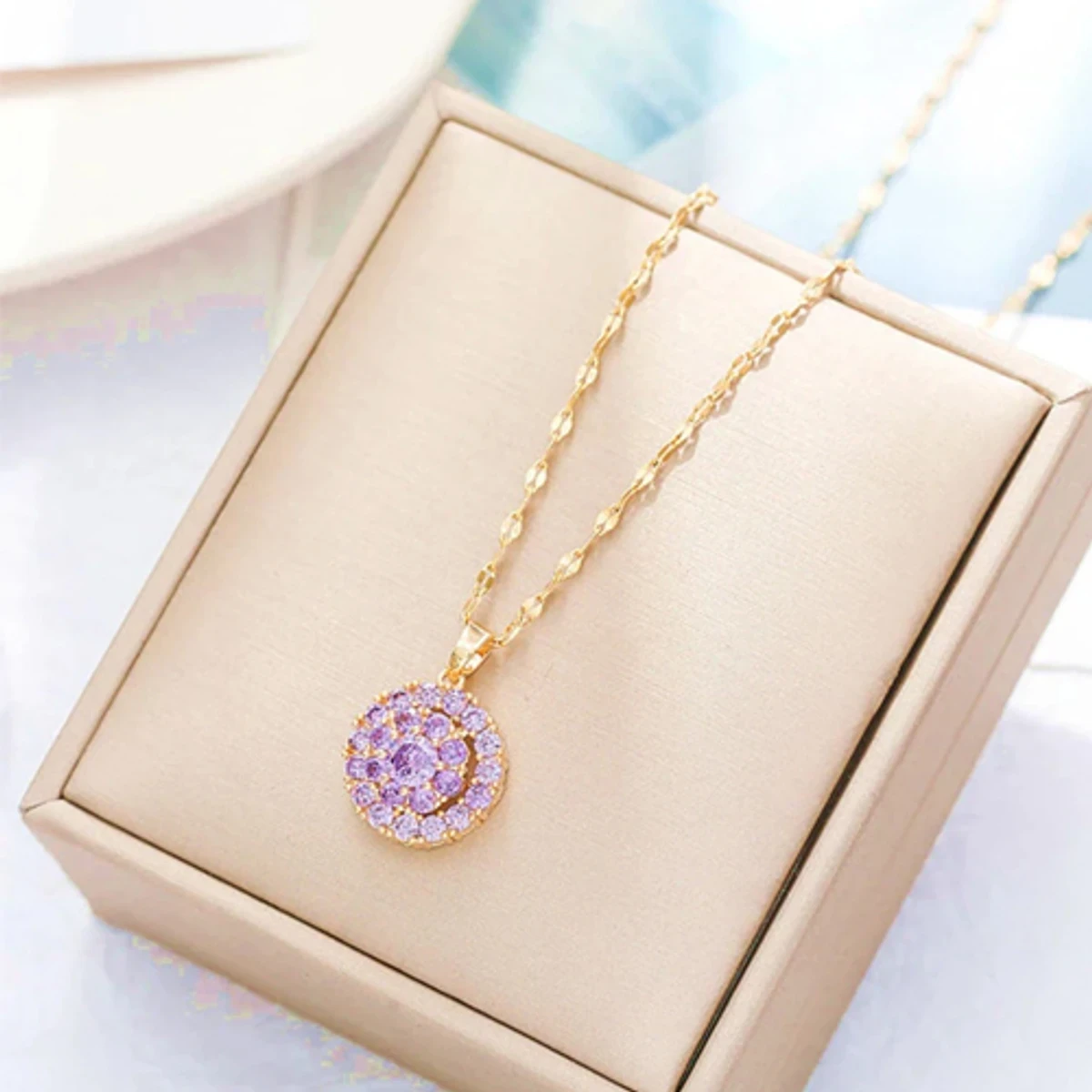 Spinner Sunflower নেকলেস - Thumbnail 3