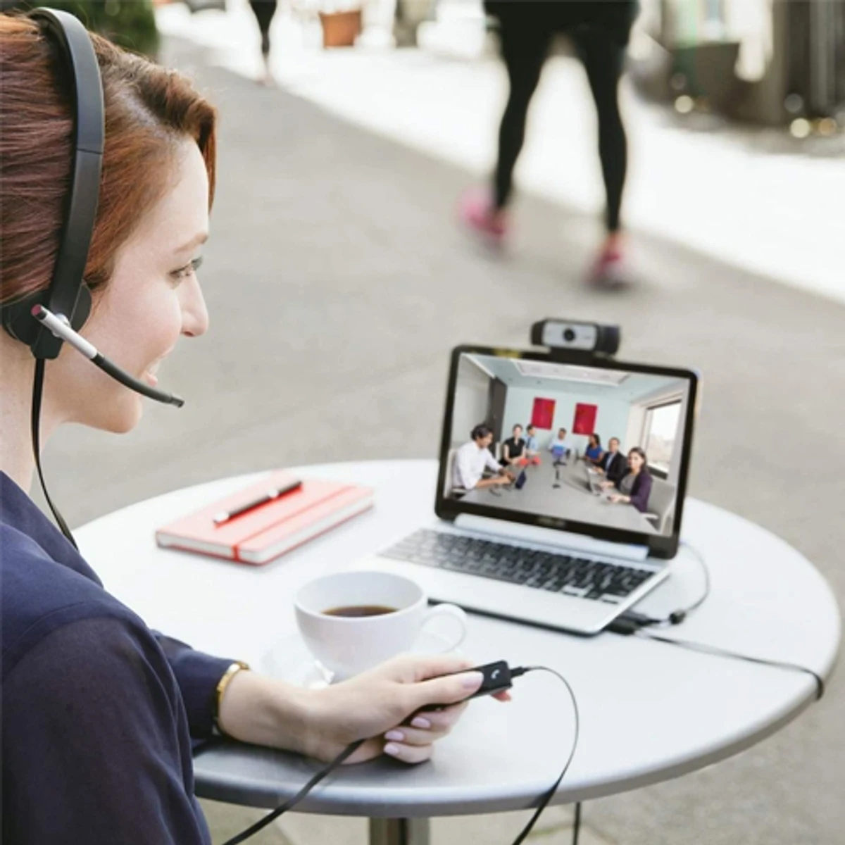 Logitech C930c HD Webcam- Zeiss Lens USB Video Camera 4 Time Digital Zoom Web Cam - Thumbnail 3