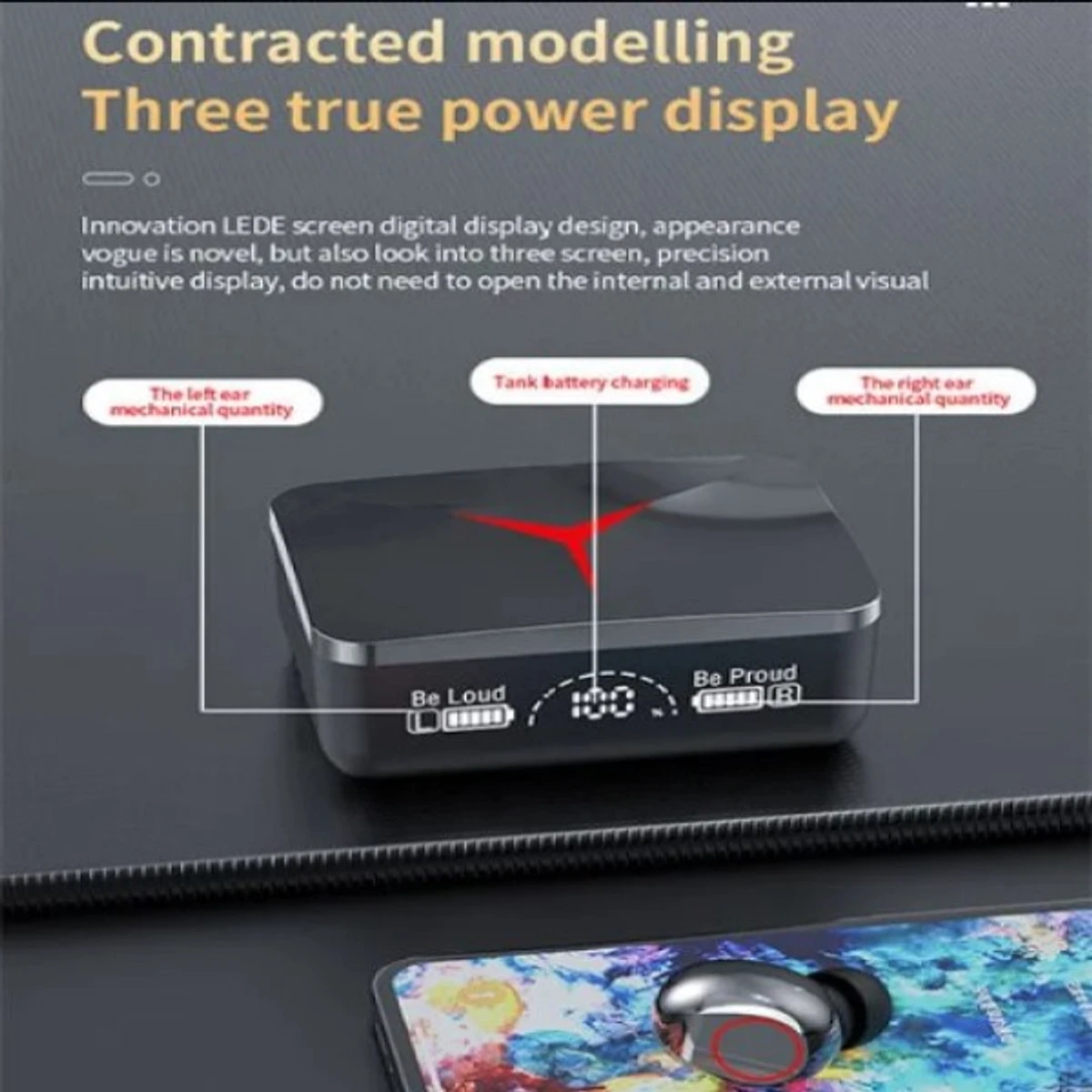 M-90 Pro TWS Earphones - Thumbnail 3