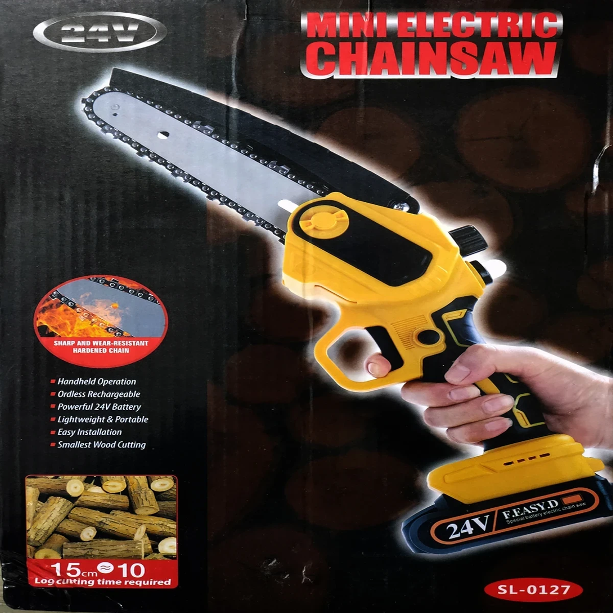 Rechargeable Electric Chainsaw - Thumbnail 3
