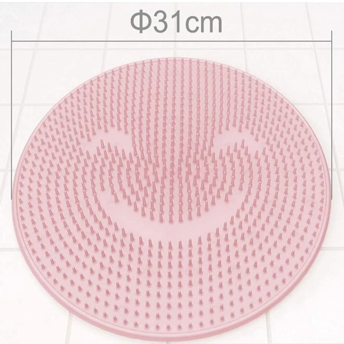 SoulQ Foot Scrubber Massager Silicome Back Foot Brush Cleaner Shower Mat,Exfoliation Pad with Non-Slip Suction Cups,Remove Foot Dead Skin Foot Care Reduces Foot Pain - Thumbnail 4