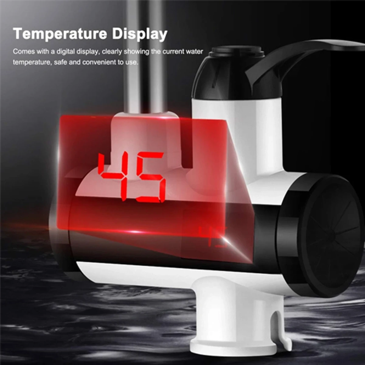 Electric Water Heater Tap with LED Digital Display - Thumbnail 7