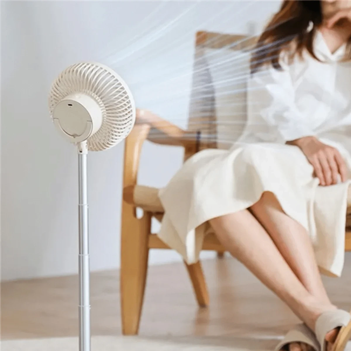 AZEADA PD-F27 Rechargeable Fan With Tripod Stand - Thumbnail 3