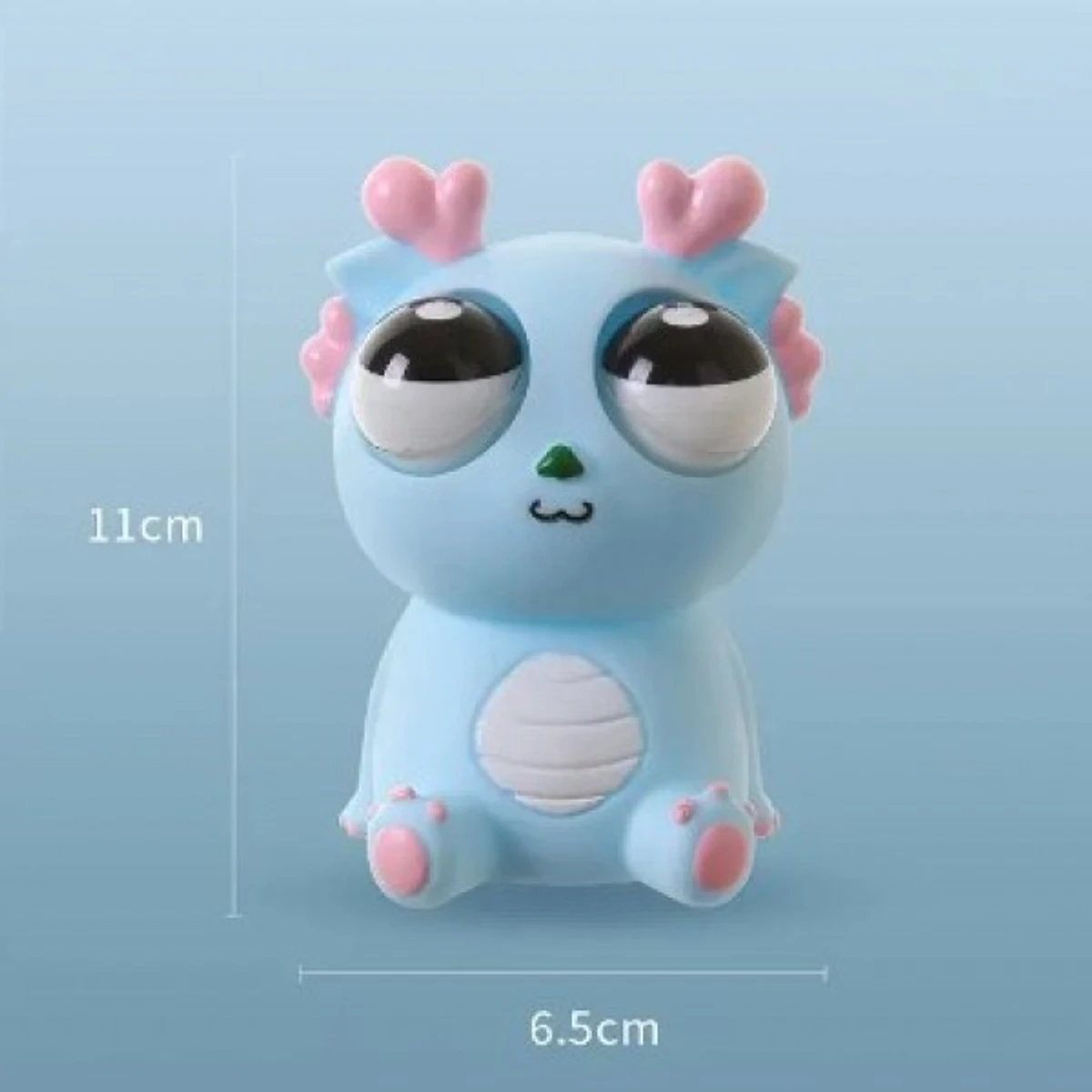 Squeeze Googly Eye dragon doll vent toy - Thumbnail 3