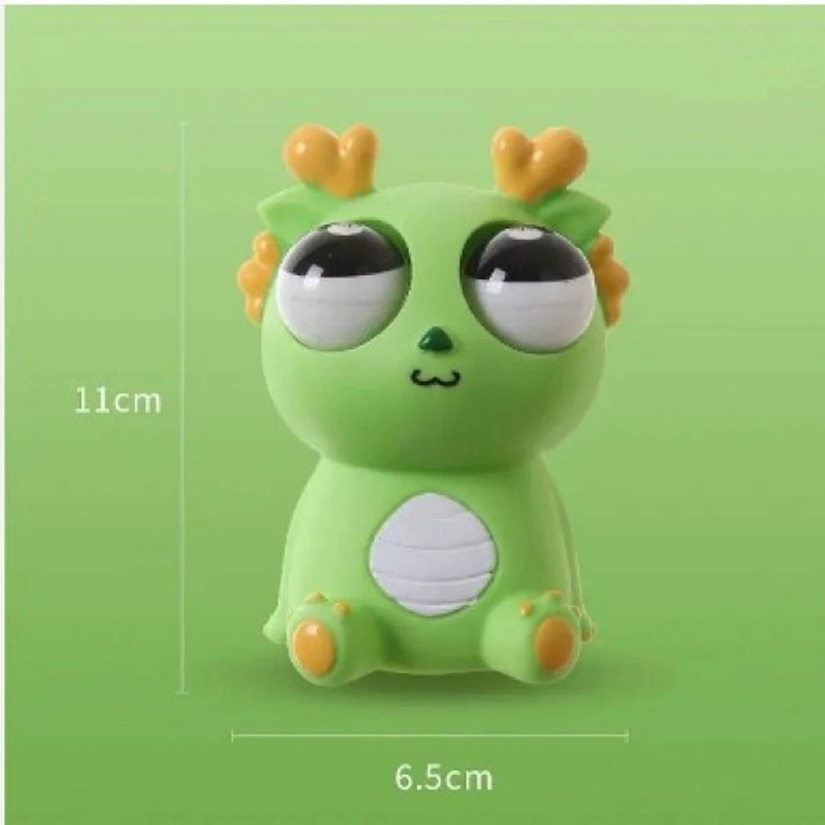 Squeeze Googly Eye dragon doll vent toy - Thumbnail 4
