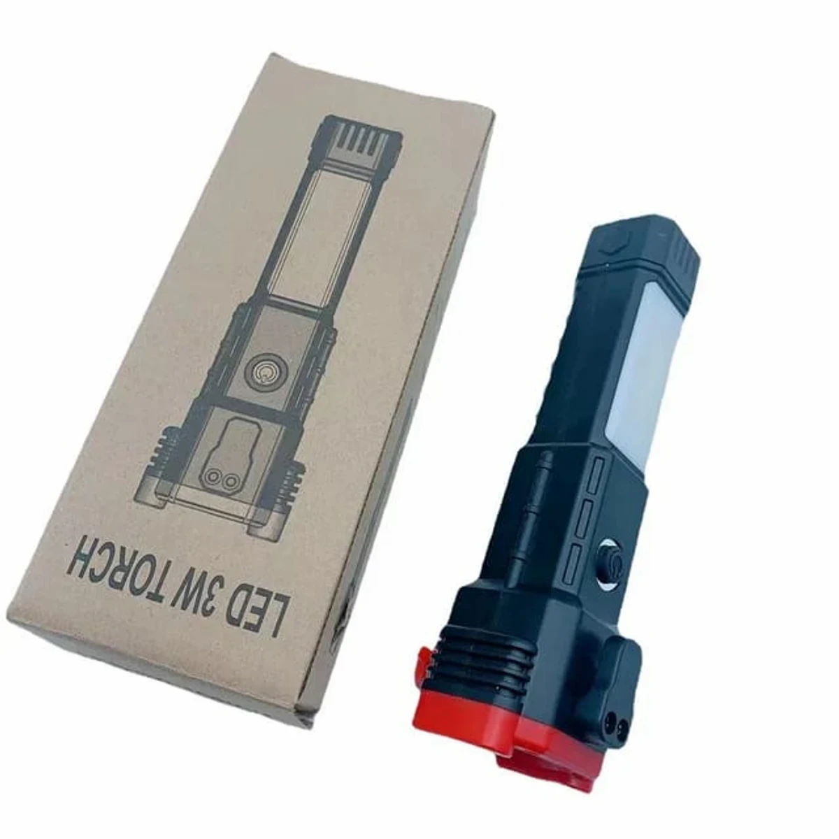 Hi Power 5 in 1 Torch Light With Power Bank - Thumbnail 6