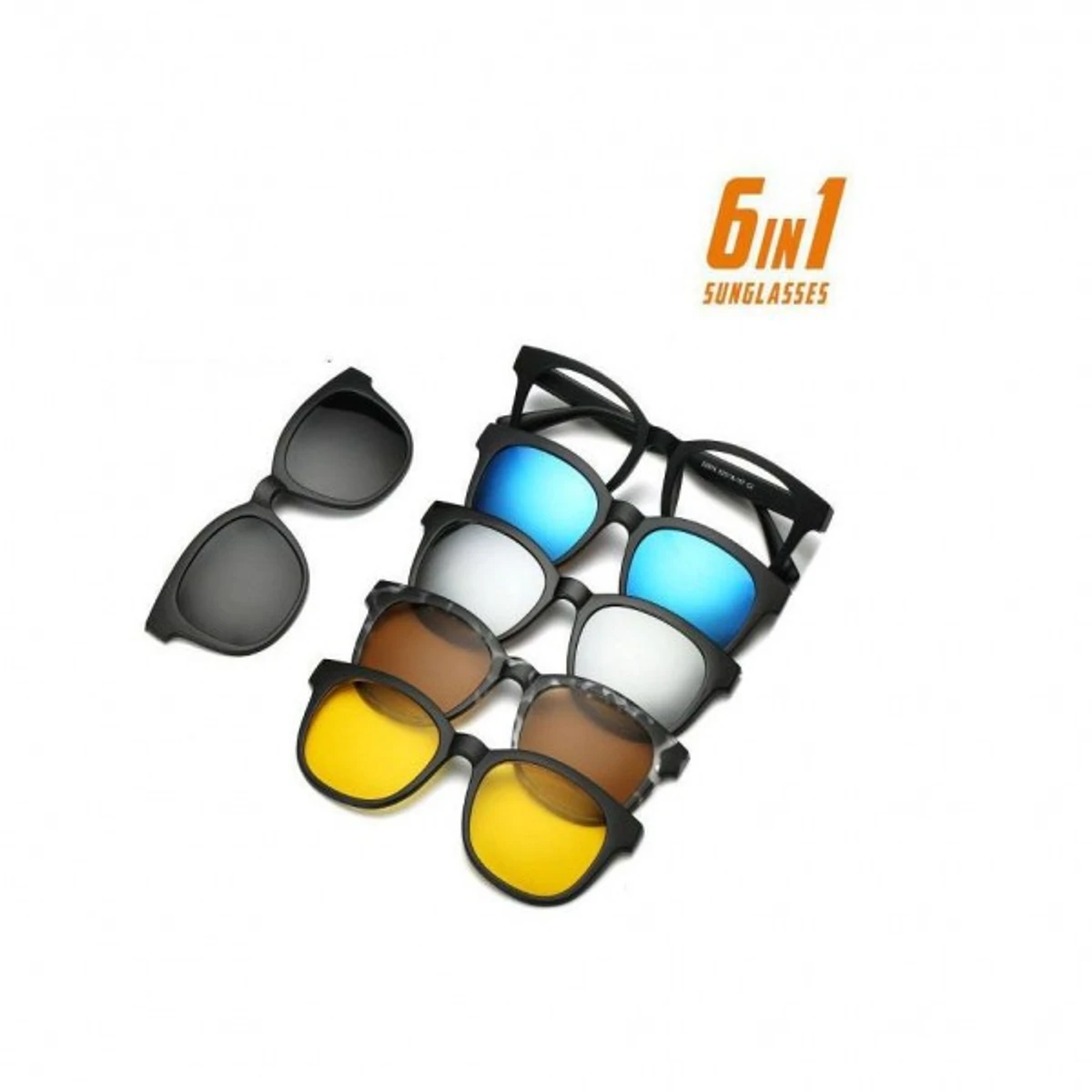 6 in 1 Magnetic Sunglasses - Thumbnail 4