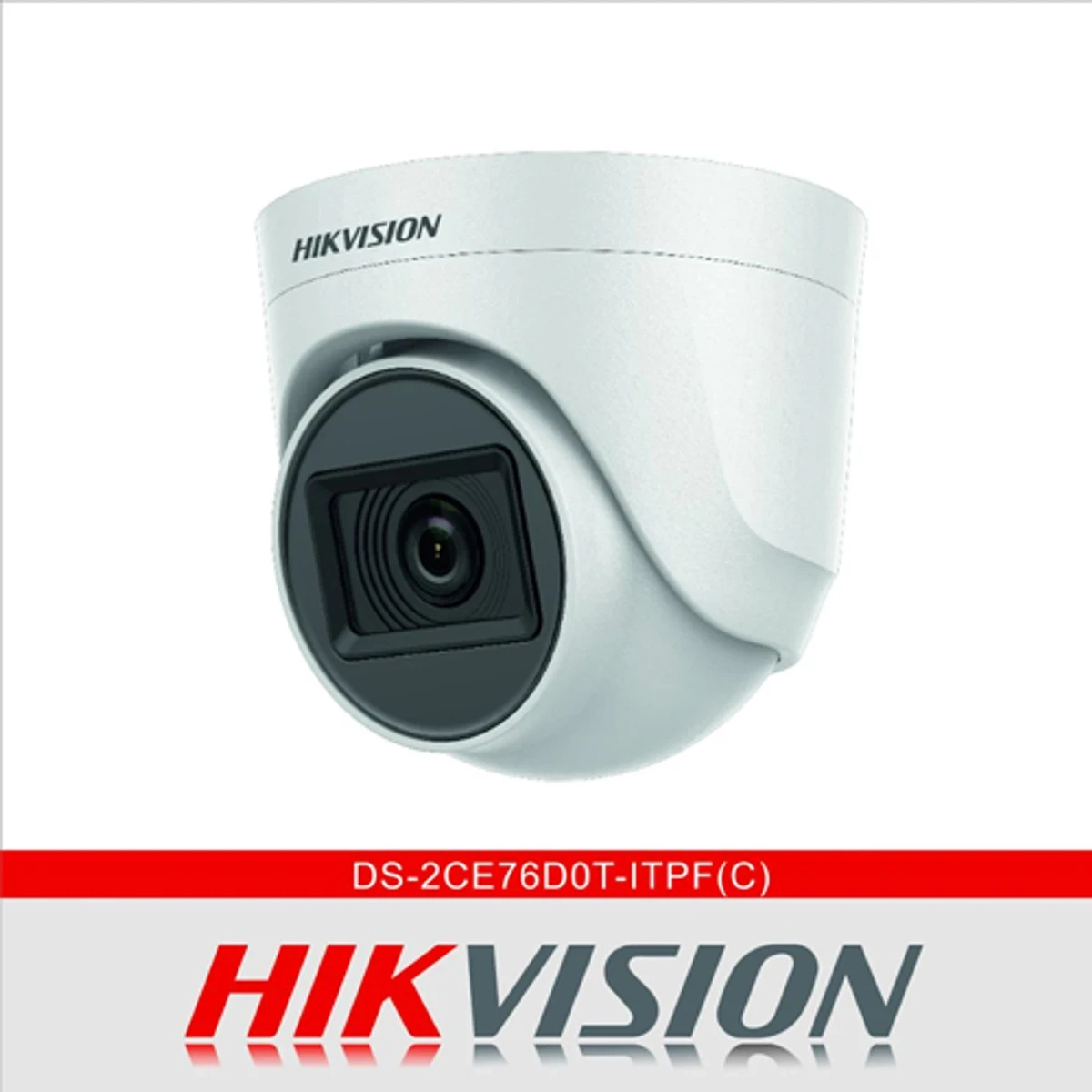 Hikvision 2MP Audio Indoor Fixed Turret Camera (DS-2CE76D0T-ITPFS) - Thumbnail 4