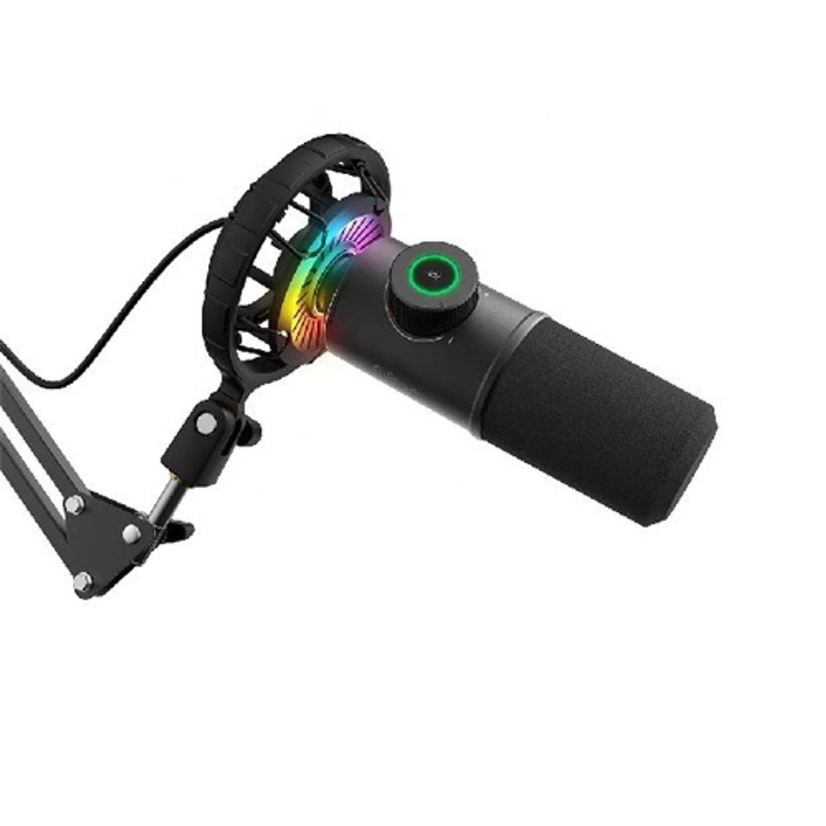 FIFINE K658 USB Dynamic Cardioid Podcast Microphone With A Live Monitoring, Gain Control, Mute Button - Thumbnail 3