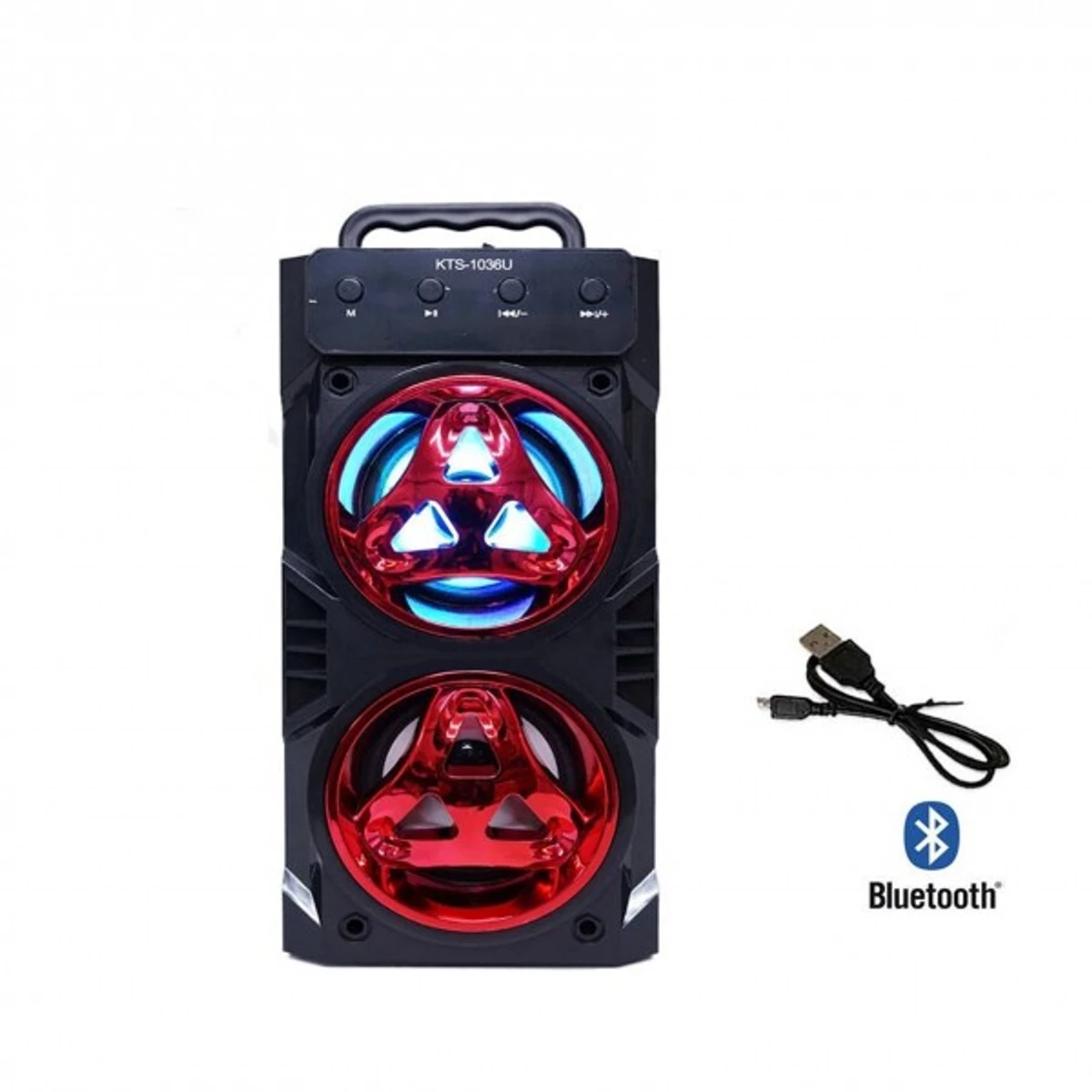 KTS-1036 Rechargeable Bluetooth Karaoke Speaker - Thumbnail 4