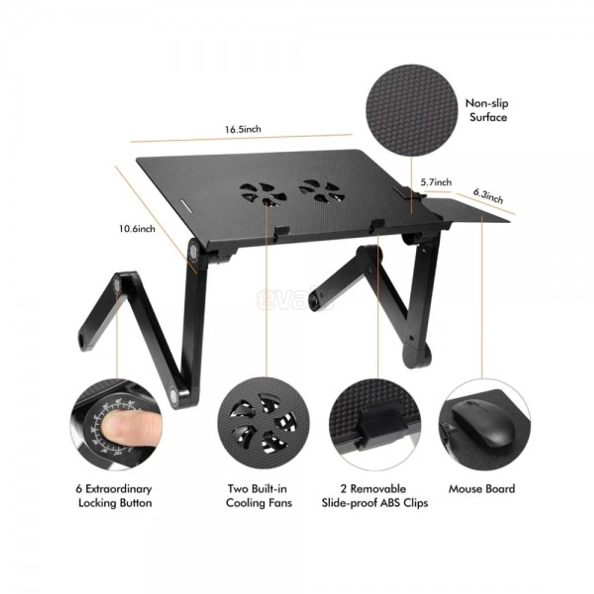 T8 Multifunctional Laptop Table - Thumbnail 3