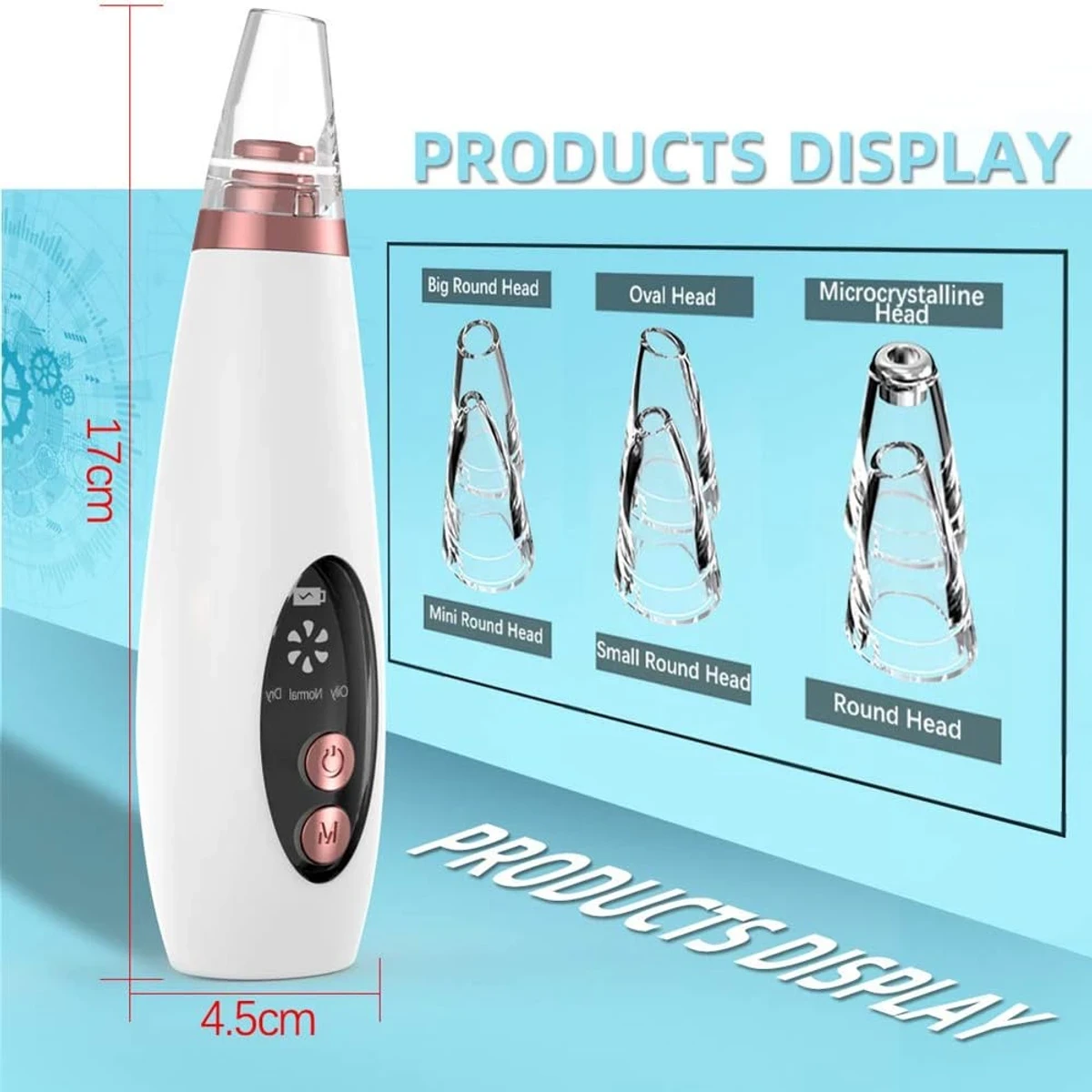 Rechargeable Blackhead Suction Device - Thumbnail 3