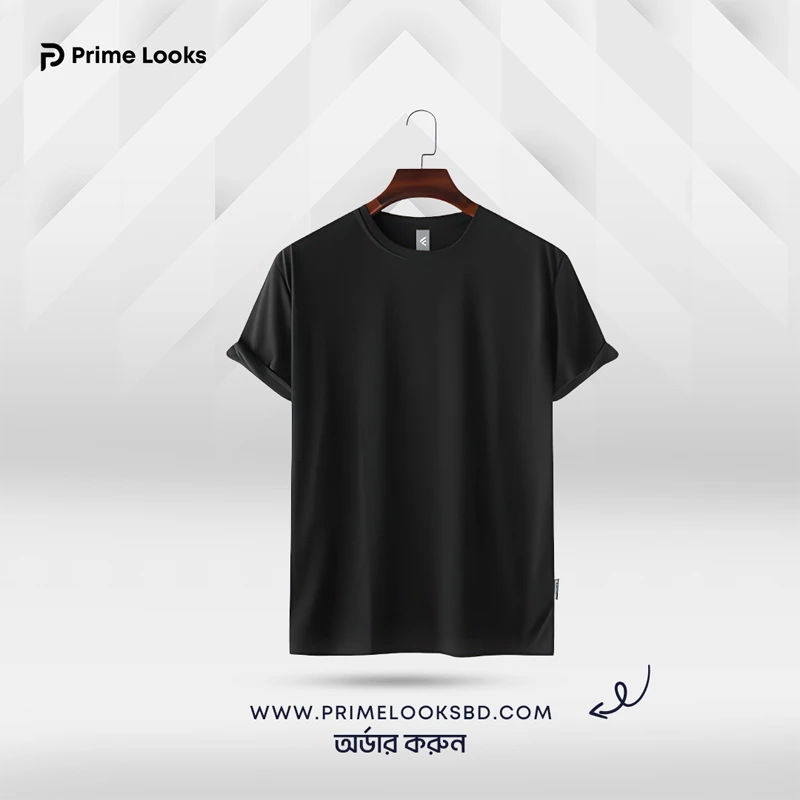 Mens Premium Blank T-shirt - Black