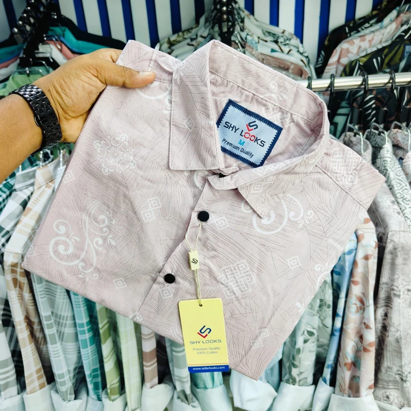 Pure Cotton Full Sleeve Print Shirt