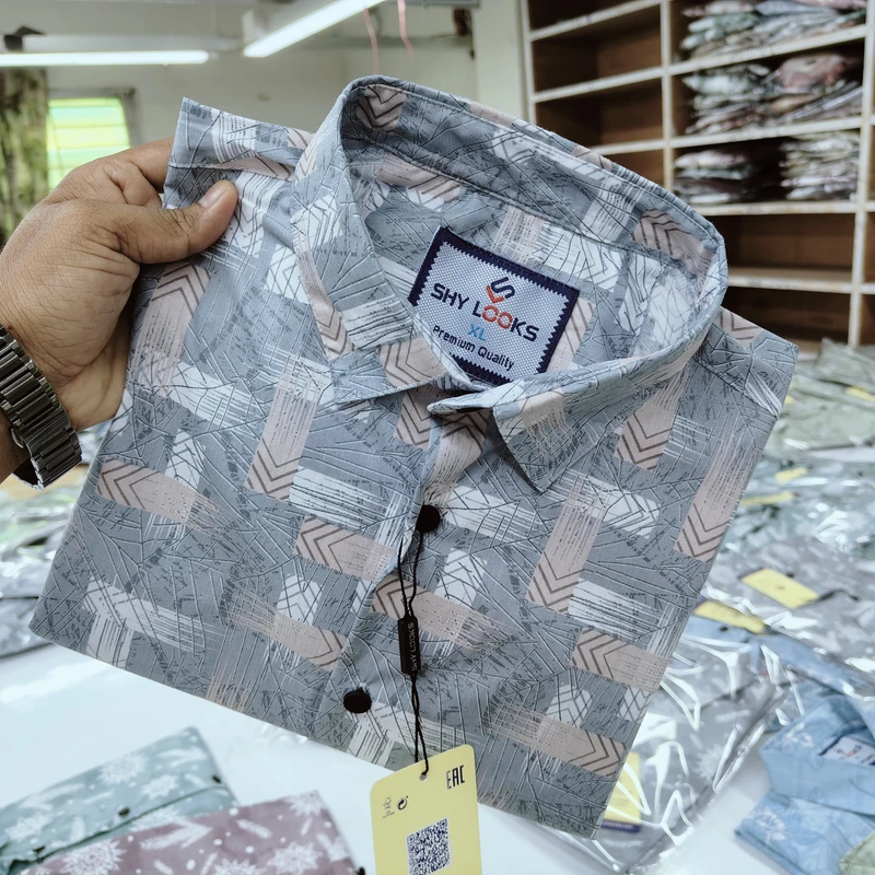Pure Cotton Full Sleeve Print Shirt